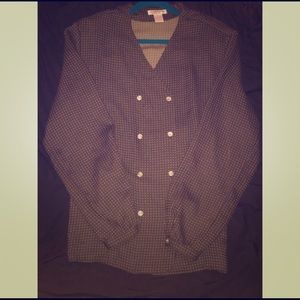 Vintage double breasted blouse